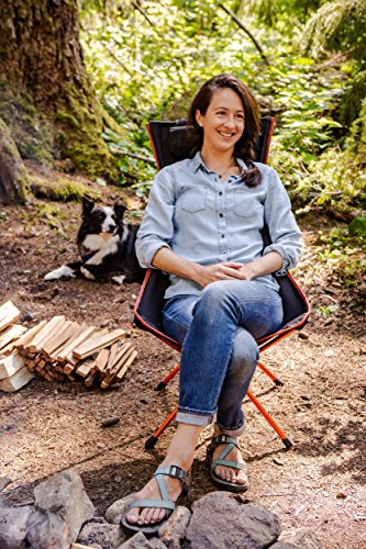 Cascade Mountain Tech Outdoor Lightweight Camp Chair for Hiking and Camping - Black
